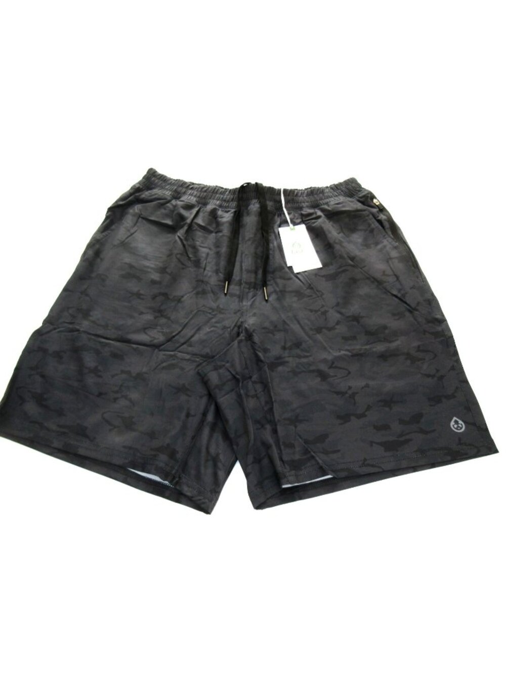 Tasc Performance Men's Recess 8 inch lined shorts Black Camo Size Large NWT